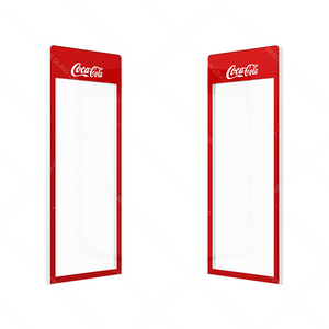 Puerta de vidrio vertical sin marco para enfriador de bebidas 